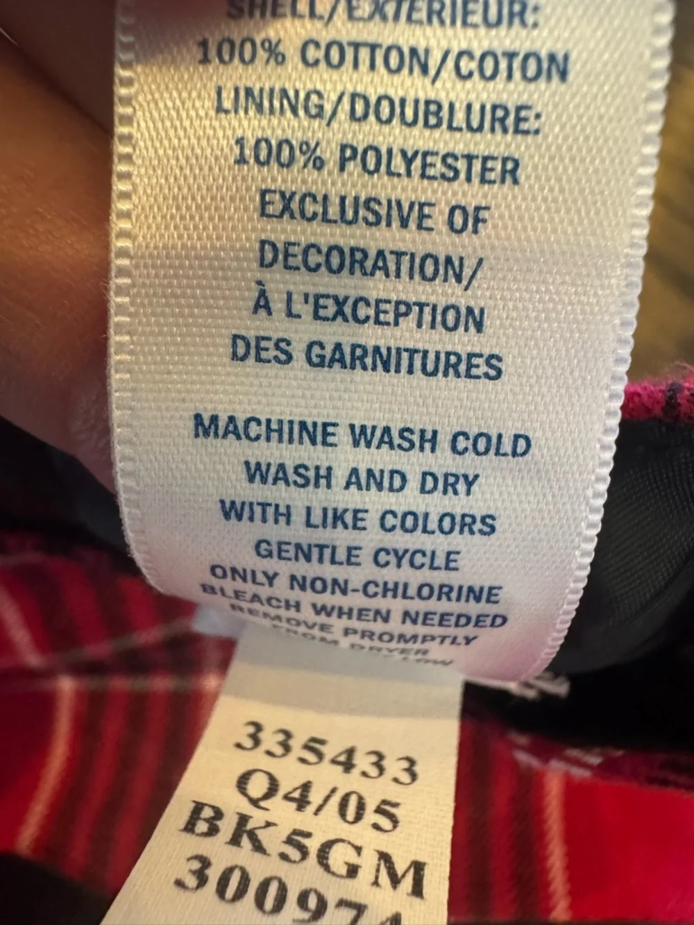 Old Navy Red Plaid Velvet-Trim Holiday Dress